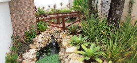 Revestimento de Lona para lagos ornamentais